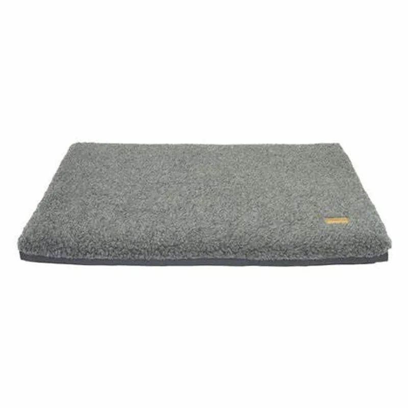 Earthbound Crate Mat Removable Sherpa Waterproof Grey